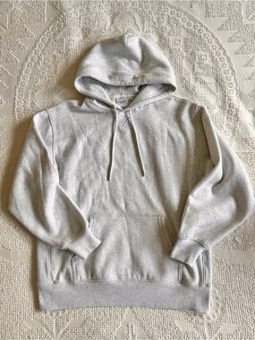 Aritzia SweatFleece Cozy Fleece Light Gray hoodie